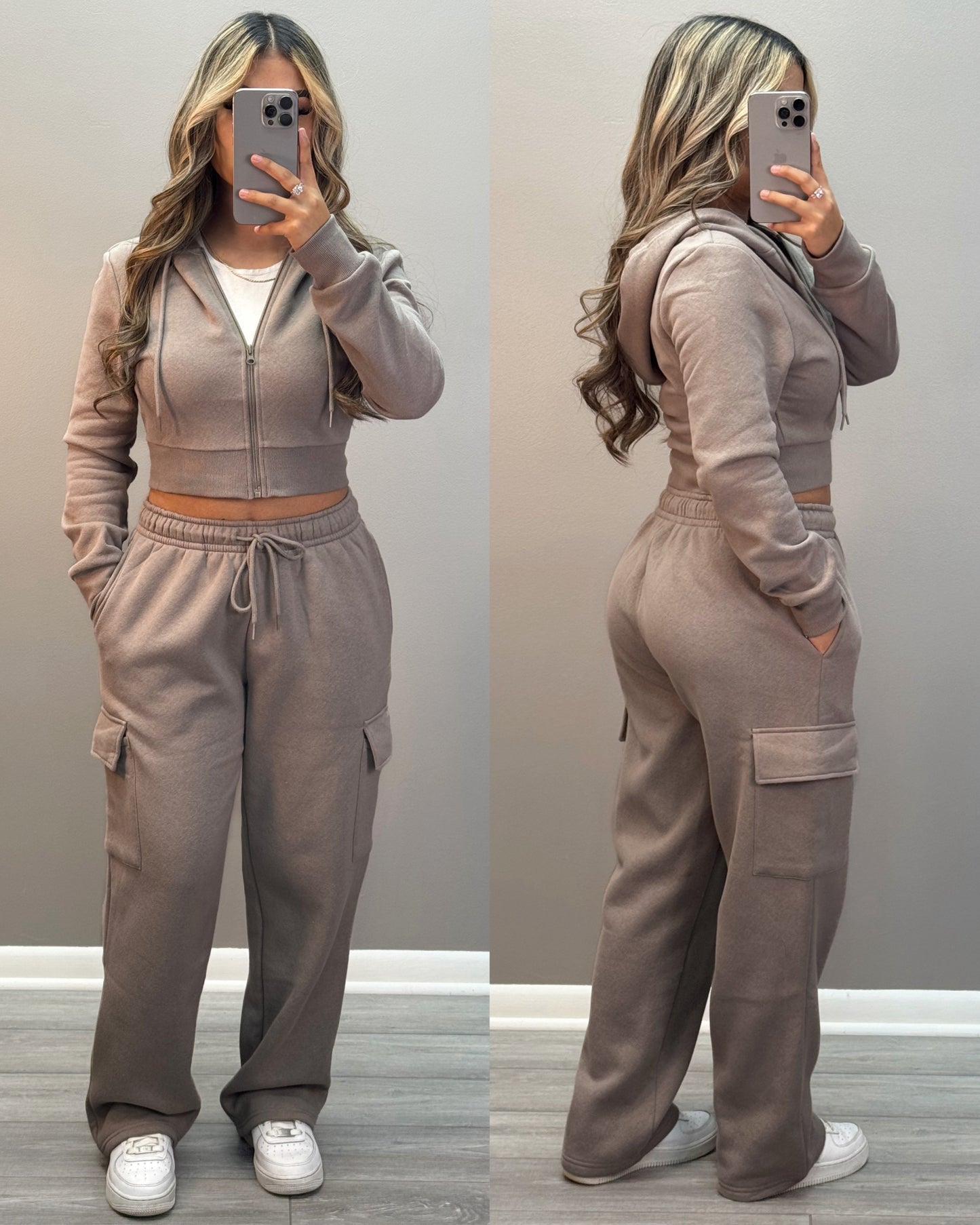 Cozy Cargo Set (Ash Mocha)