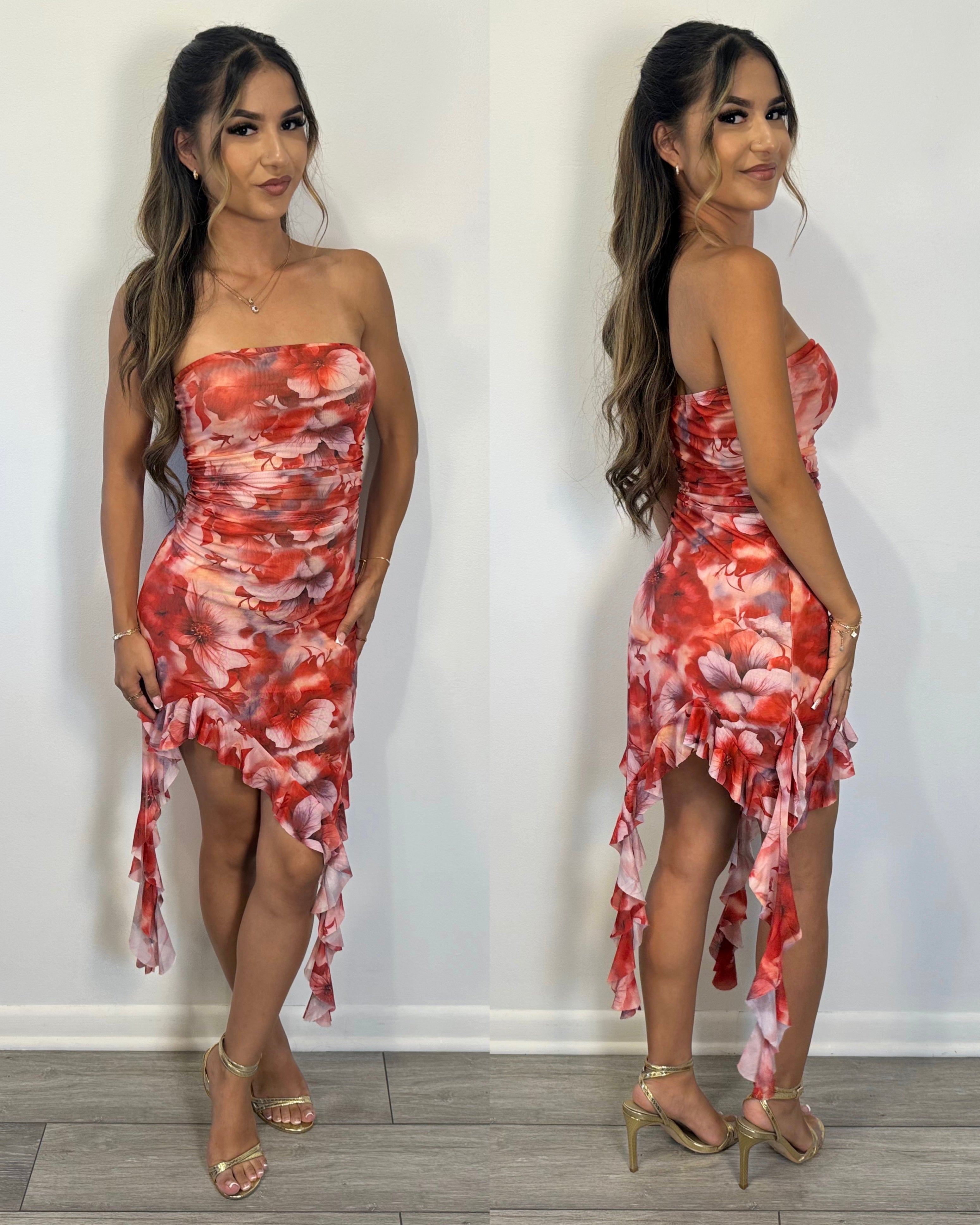 Hibiscus Blossom Dress