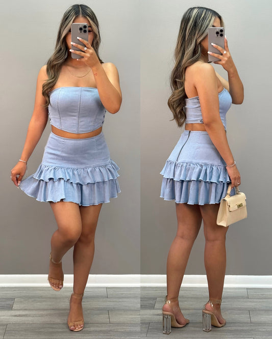 Ruffle Skirt Set