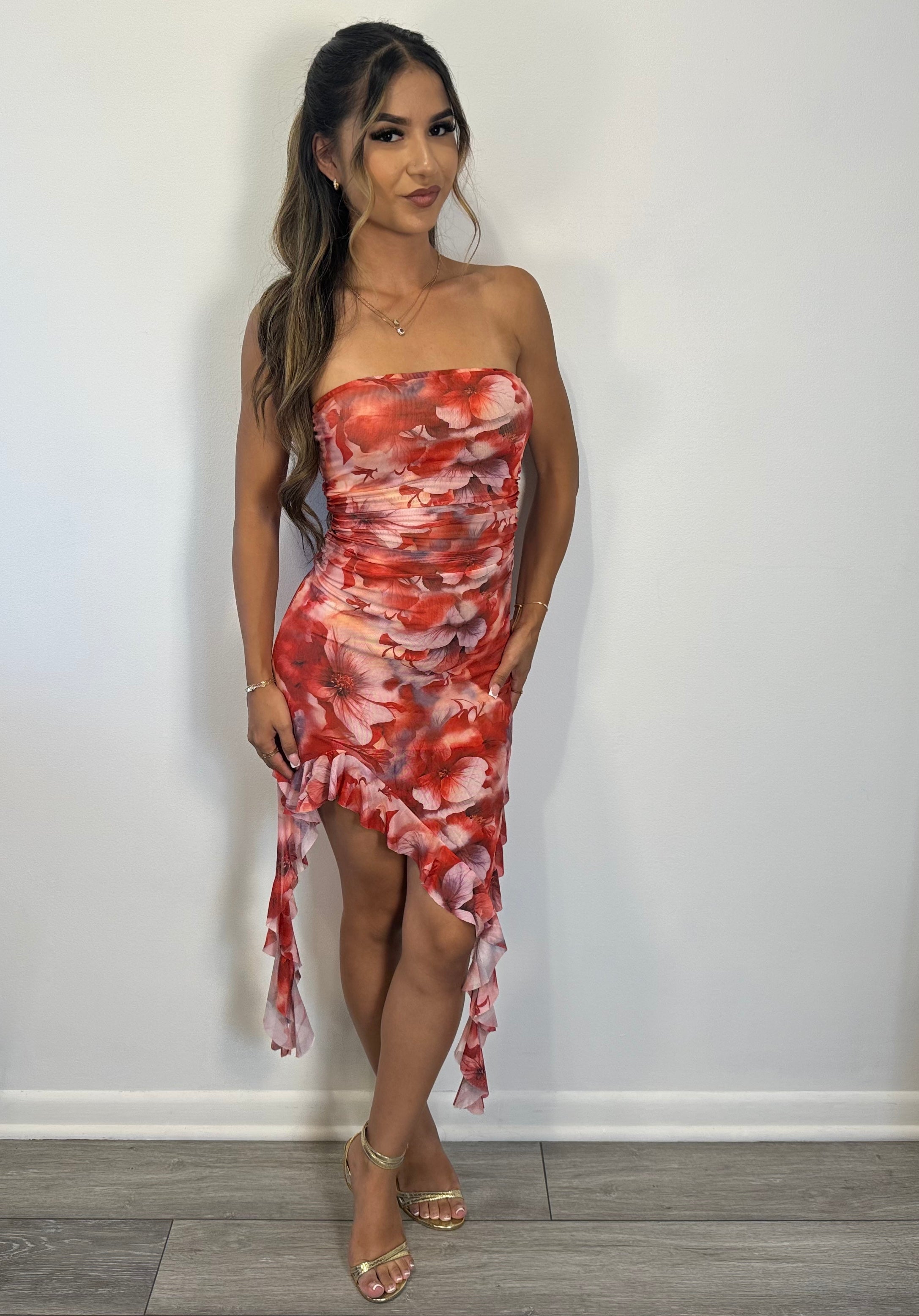 Hibiscus Blossom Dress