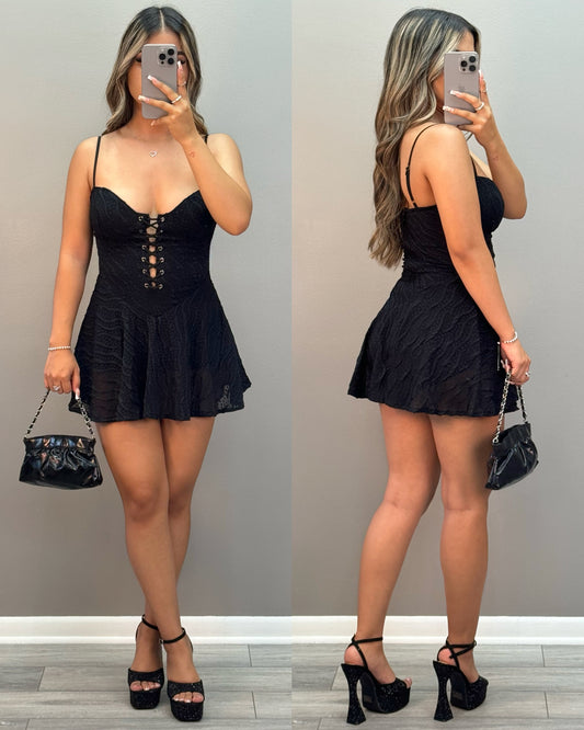 Baddie Night Romper